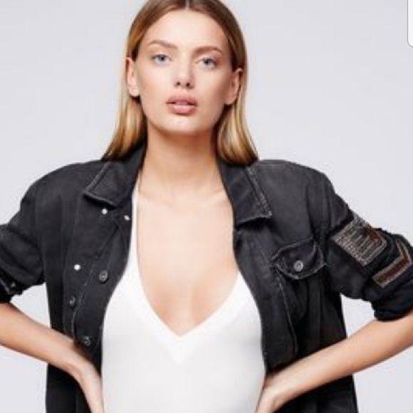 Free People Jackets & Blazers - Free People Embellished Military Jacket
